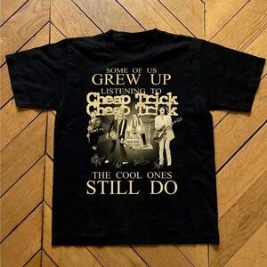 Gildan Black Graphic Tee - Cheap Trick Design